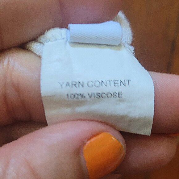 Derek Lam Tan White Tee, sz Small-Medium - Picture 10 of 10